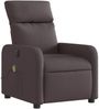 vidaXL Massagesessel Elektrisch Dunkelbraun Stoff 3206695 Bild 4