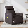 vidaXL Massagesessel Elektrisch Dunkelbraun Stoff 3206695 Bild 1