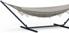 Blumfeldt SwayStation Hängematte – Outdoor & Indoor Hängematte, 100 kg Belastbarkeit, Wetterbeständig Mit Rostfreien Haken, Komfortabler Polyester/Baumwolle Stoff, Boho Design, Creme Bild 3