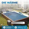 Miganeo Pool Solarfolie 800 x 500 cm rechteckig | schwarz/blau | 180 my Bild 2