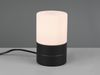 Kleine LED Tischleuchte per touch dimmbar, Schwarz mit Glasschirm, Höhe 15cm Bild 3