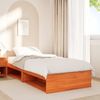 vidaXL Tagesbett ohne Matratze Wachsbraun 90x190 cm Massivholz Kiefer 859249 Bild 4