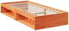 vidaXL Tagesbett ohne Matratze Wachsbraun 90x190 cm Massivholz Kiefer 859249 Bild 3