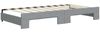 vidaXL Tagesbett Ausziehbar mit Matratze Hellgrau 90x190 cm Stoff 3197558 Bild 5