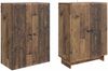 vidaXL Schrankset 2 pcs Altholz 66 x 34,5 x 90 cm Holzwerkstoff 3416365 Bild 3