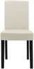 Stühle Esszimmer Creme Kunst-Leder Stuhl Hochlehner Elfenbein - 2 Stück Bild 2