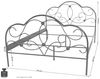 Metallbett "Romy" schwarz, 140/200 cm Bild 4