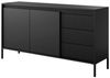 MOEBLO Kommode Rifaro B 153 2D3S (geriffelte-Fronten, Sideboard Wohnzimmer Kommode Schlafzimmer Komodenschrank Highboard, Push-to-open-Öffnung, Rifaro) Bild 3