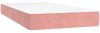 vidaXL Boxspringbett mit Matratze Rosa 90x190 cm Samt 3141520 Bild 5