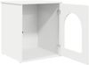 vidaXL Katzenhaus Weiß 53 x 52 x 62 cm Holzwerkstoff 8000707 Bild 5