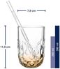 Leonardo GOCCE Caramel Macchiato Glas (2) 390 ml mit Glastrinkhalm 6er Set Bild 2