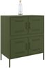 vidaXL Sideboard Olivgrün 68x39x79 cm Stahl 842956 Bild 4