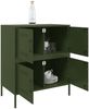 vidaXL Sideboard Olivgrün 68x39x79 cm Stahl 842956 Bild 5