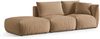 Micadoni Modulares Sofa Chris 3-Sitzer Links Samt Sand Bild 2