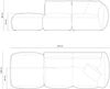 Micadoni Modulares Sofa Chris 3-Sitzer Links Samt Sand Bild 5