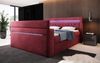 Boxspringbett Jupiter mit TV Lift, RGB und Stauraum 140x200 Rot H3 (70-100kg) Bild 4