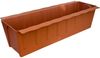 Hossi's Wholesale 2 Euro-Paletten Blumenkästen-Einsätze | 37,3cm Terrakotta | Pflanzkasten für Europalette Palette | Balkonkasten | Blumentopf | aus stabilen Kunststoff | Made in Germany Bild 2
