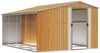 vidaXL Gerätehaus Hellbraun 277x365,5x179 cm Verzinkter Stahl 3188300 Bild 3
