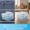 BENBOW Aufbewahrungssystem Rechteckiger Eimer mit Deckel 5l transparent - lebensmittelecht - leer, Polypropylen - Lebensmittelecht, Geschmacksneutral, Auslaufsicher, (1-tlg, PZH-, BRC- und DIN-ISO-zertifiziert), für Lebensmittel, Farben, Chemikalien Bild 4