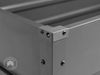 GFP Primeyard Gartenbox 137x61x61 cm Aufbewahrungsbox Auflagenbox Gartentruhe Metall Anthrazit Bild 3