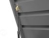 GFP Primeyard Gartenbox 137x61x61 cm Aufbewahrungsbox Auflagenbox Gartentruhe Metall Anthrazit Bild 5