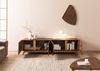 TV-Board Nussbaum-Echtholzfurnier 220x40x55 braun lackiert BUTTERFLY #111 Bild 4
