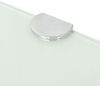 vidaXL Eckablage mit Verchromten Halterungen Glas Weiß 25x25 cm 243858 Bild 4