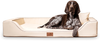MELODY LATEX Anti-Haar Kunstleder | Orthopädisches LUXUS-Hundebett - 01 Braun, 85x60cm Bild 2