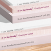 MELODY LATEX Anti-Haar Kunstleder | Orthopädisches LUXUS-Hundebett - 01 Braun, 85x60cm Bild 3
