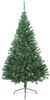 vidaXL Künstlicher Halb-Weihnachtsbaum mit Ständer Grün 180 cm PVC 321032 Bild 3