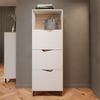 Kommode Marelle Weiß/Artisan 60 x 169.5 cm mit 4 Fächern Vicco Bild 3