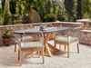 Essgruppe für 4 Personen ORISTANO Beton 190x100x75 cm Beige Bild 3