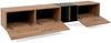 Homestyle4u TV-Schrank, Spanplatte natur / schwarz, B/H/T: 195 x 48 x 37 cm Bild 3