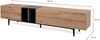 Homestyle4u TV-Schrank, Spanplatte natur / schwarz, B/H/T: 195 x 48 x 37 cm Bild 4