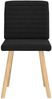 vidaXL Esszimmerstühle 2 Stk. Schwarz Stoff 4101176 Bild 4