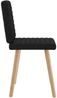 vidaXL Esszimmerstühle 2 Stk. Schwarz Stoff 4101176 Bild 5