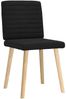 vidaXL Esszimmerstühle 2 Stk. Schwarz Stoff 4101176 Bild 3