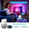 oyajia Deckenleuchte 36W Kristall LED Deckenlampe, RGB Deckenleuchte Sternenhimmel Lampen, LED fest integriert, RGB+Warmweiß & Neutralweiß & Kaltweiß, Dimmbar mit Fernbedienung oder APP-Steuerung,für Wohnzimmer Küche Bild 4