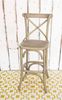 Barhocker Cross aus Ulmenholz, Natur, 50 x 52 x 118 cm Bild 5