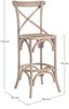 Barhocker Cross aus Ulmenholz, Natur, 50 x 52 x 118 cm Bild 4