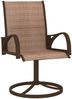 vidaXL Garten-Drehstühle 2 Stk. Textilene und Stahl Braun 312278 Bild 2
