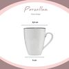 SÄNGER Porzellan Kaffeebecher Set Bilgola Black Rim 6 teilig Bild 3