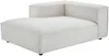 Vente-unique - RUZOLO Sofa SamtStoff Beige - B 169 cm x H 67 cm x L 420 cm Bild 2