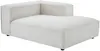 Vente-unique - RUZOLO Sofa SamtStoff Beige - B 169 cm x H 67 cm x L 420 cm Bild 4