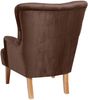Sessel Kaiya Bezug Samtvelours Buche natur / braun 21230 Bild 5