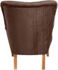 Sessel Kaiya Bezug Samtvelours Buche natur / braun 21230 Bild 4