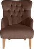 Sessel Kaiya Bezug Samtvelours Buche natur / braun 21230 Bild 2