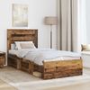 vidaXL Bettrahmen Altholz 100 x 200 cm Massives Kiefernholz 3409797 Bild 3