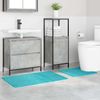 vidaXL Anti-Rutsch Badematten-Set 2 pcs Türkis PP 4019860 Bild 3
