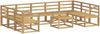 vidaXL Outdoor-Sofagarnitur 10 pcs Weiß Massivholz Akazie 3388268 Bild 2